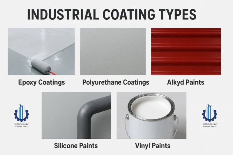انواع رنگ ها و پوشش های صنعتی