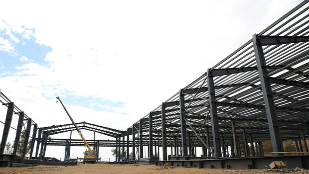 اسکلت فلزی کارخانه پارس اروند الکتریک